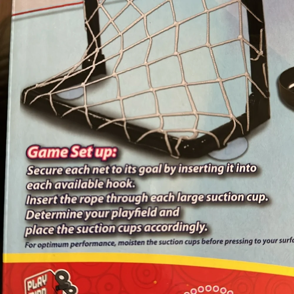 Hockey 2 player table top floor family kid game